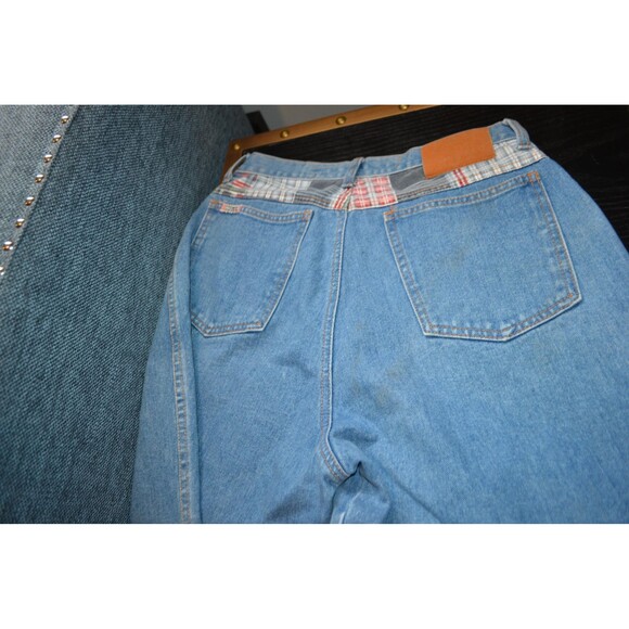 Vintage Jean Shorts 1980s Zena with Red White and Blue - Picture 7 of 7